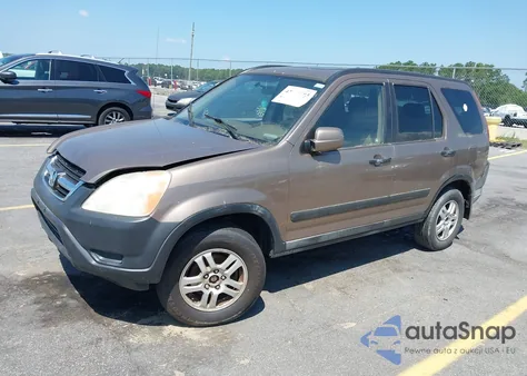 2002 Honda Cr-V Ex из США, поврежденный, VIN JHLRD78822C072918